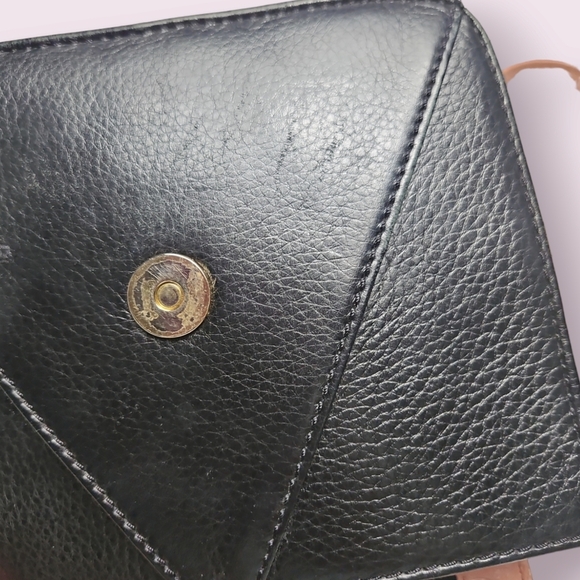 Halogen Crossbody Purse Peach Navy Blue - Picture 6 of 8